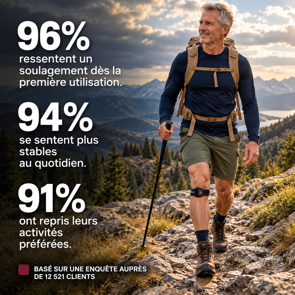 Pas de Velours, la bande sous la rotule