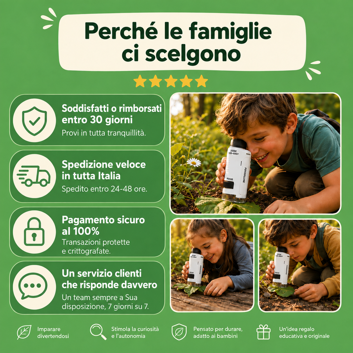 Petixplore – Microscope de poche 120x